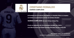 Cristiano Ronaldo invitation