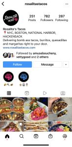 Rosalita's Tacos Instagram