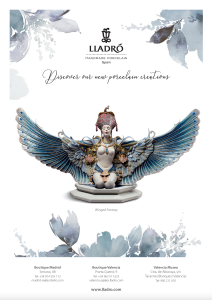 Winged fantasy magazine ad