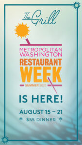 The Grill Restaurant Week Instagram Story