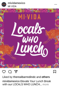 Mi Vida Locals Who Lunch Instagram