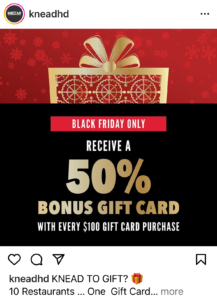 Holiday Gift Card Promo